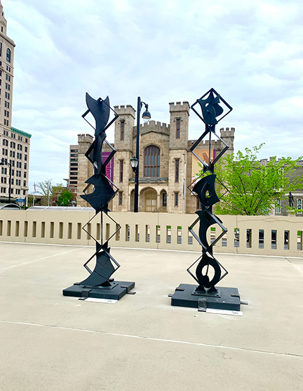 Vertical Diamonds at Bushnell Plaza